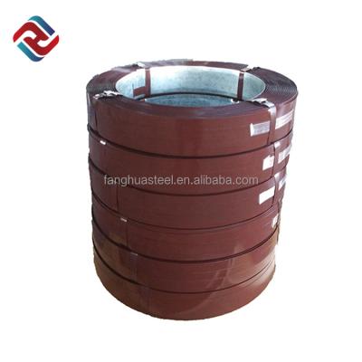 China High Tensile Strength Brown Paint Metal Steel Strapping Strapping Machine for sale