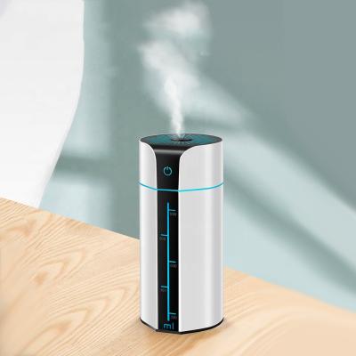 China Spray Humidification Portable Desktop with Car Colorful Light Air USB Diffused Humidifier for Dry Skin Home Bedroom for sale