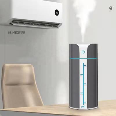 China Portable Large Capacity Jet Humidification USB H20 Humidifiers with Humidity Timing Humidifier for Living Room Bedroom for sale