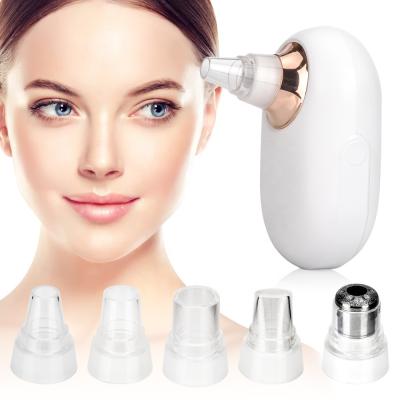 China Blackhead 5 Head Portable Main Pore Vacuum Suction Vacuum Facial Massage Acne Remover Facial Massager Acne Remover Cleaning Tool Kit for sale