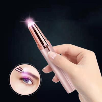 China 360Â ° Hot Sale Multifunctional USB Rechargeable Women Mini Portable Electric Hair Removal Pen Painless Eyebrows Trimmer For Quick Balance for sale