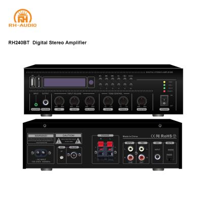 China RH-AUDIO Digital BT Home Stereo Amplifier With Multi Audio Source For Home BGM for sale