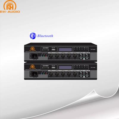 China RH-AUDIO Mini Blue Installations Small To Mid Tooth PA Mixing Amplifier For Public Address System for sale