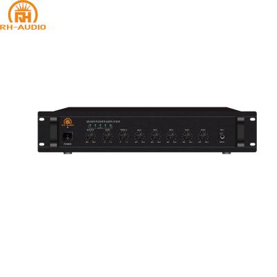 China RH-AUDIO Background Music PA Mixer Amplifier for Hotel for sale