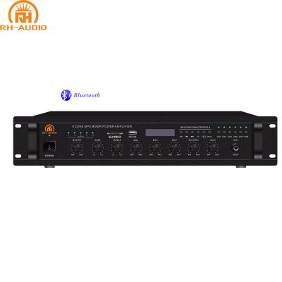 China MP3 Mixer Amplifier Blue Background Music RH-AUDIO Tooth Address System Public Design For Building for sale