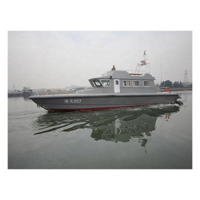 China Patrol 20m fiberglass speedboat for sale fast speed boat with VOLVO motor China customs ship for sale