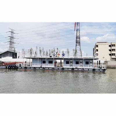 China Mooring 28M Steel Barge for Boat Pontoon Docking Boat for Mooring Barge with Offices for sale