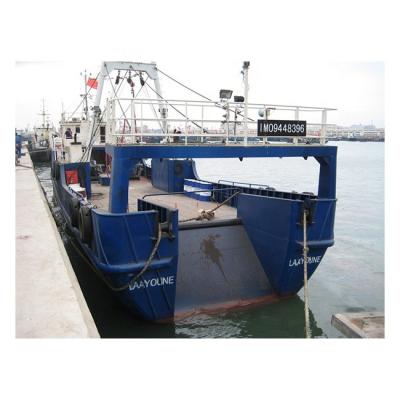 China Fishing 42m steel fishing trawler with ramp deep ocean fishing boat aplet stern fishing boat for tuna for sale