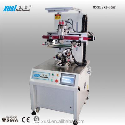 China Cosmetics package box XS-400Y multifunctional automatic servo screen printing machine for plastic bottle for sale