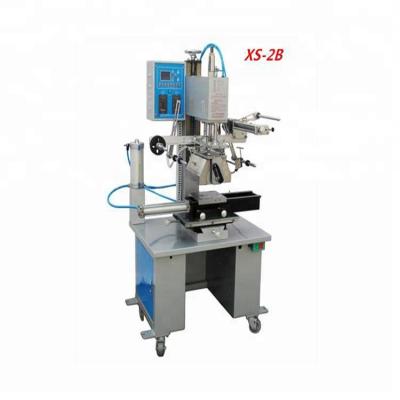 China Cosmetics Package Box Curved Outdoor Hot Stamping Machine For Plastic XS-2B for sale