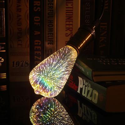 China 3D filament retro antique 3D star decoration bulb ST64 E27 edison led bulb for holiday Christmas decoration LED bar lamp for sale