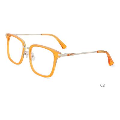 China Custom Vintage Stock Eyewear Metal Glasses Monocle Frame Glasses for sale