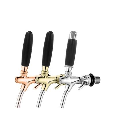 China Beer Server TWELVETAP Flow Control Brass Chrome Plated Beer Tap Drink Standard Beer Dispensing Tap for sale