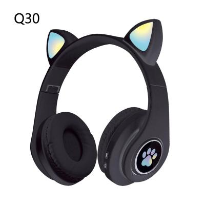 China Comfortable Headband Action Promotional Goods To Use Phone Cat Ear Bluetooth Headphones Ouvido Wireless Headphones Headsets for sale