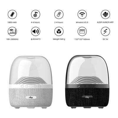 China EZCast Factory Super Bass Box Led Speaker Bluetooth Speakers Christmas Original Handsfree Noise Reduction Good Sound With LED Light for sale