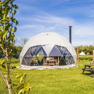 China Wedding Large House Yurt Camping Hotel Resort Tent Waterproof Clear Outdoor Ball Tents Geodesic Dome Glamping Luxury Tent With Bathroom for sale