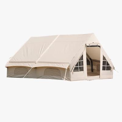 China Outdoor Multifunction Waterproof Oxford Cloth Large Air Built-in Tent With Quick Inflation Pump for sale