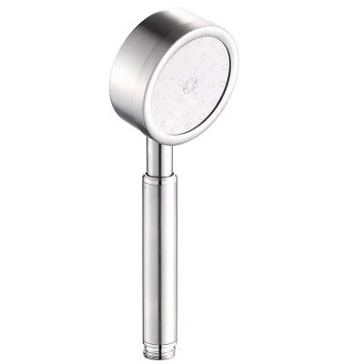 China Economical Without Switch Bathroom Accessories Round Stainless Steel High Pressure Shower Head Toilet Hand Held Shower for sale