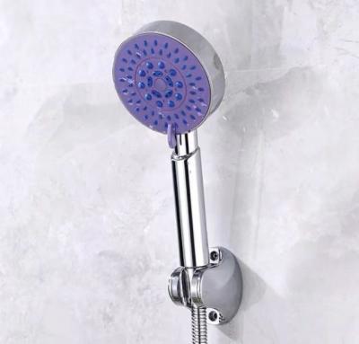 China Factory No-needle Five-speed Shower Head Universal Pressurized High Pressure ABS Rain Handheld Shower Head Wholesale Directly for sale