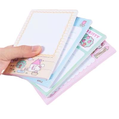 China Cute Multi Color Custom Sticky Paper Sticky Office Square Note Loose Leaf Sticky Notes for sale