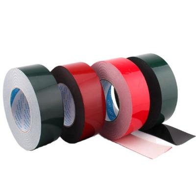 China Waterproof High Density Red Film Double Sided Foam Tape Adhesive Tape for sale