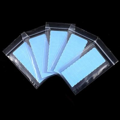 China Blue Glue Waterproof Non - Trace Hair Extension Foil Replacement Film PU Wig Double Sided Adhesive Wholesale for sale