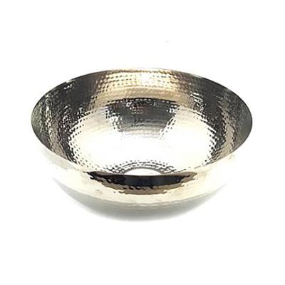 China Sustainable OEM High Quality Vintage Modern Antique Rolls Luxury Metal Bowls Round Luxury Metal Bowls for sale