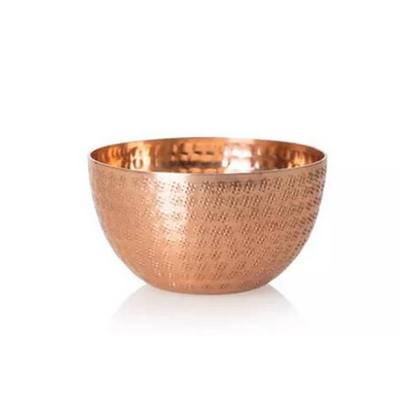 China Viable Customize Hot Sales Vintage Modern Antique Bowls Luxury Metal Bowls Round Metal Gold Luxury Bowls for sale