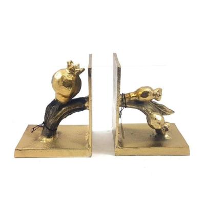 China Home Office AE-128 Unique Design Metal Bookends and Wholesale Decorative Creative Table Decor Book Stopper Design Book Stand Cheap for sale