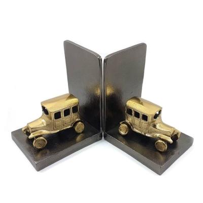 China Home Office AE-129 Unique Design Metal Bookends And Wholesale Decorative Creative Table Decor Book Stopper Design Book Stand Cheap for sale