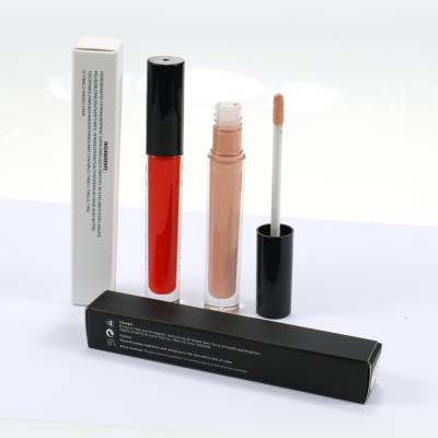 China Long Lasting Shiny Liquid Nude Luster Private Label Lipstick Lip Gloss Wholesale Nude Gloss Liquid Lip Gloss for sale