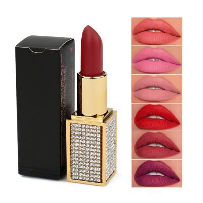 China Material Velvet Matte Lipstick Private Label Solid Matte Lipstick for sale