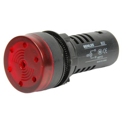 China Electrical Equipment Led 22mm Mechanical Indicator Light Buzzer Signal Turn Switch for sale