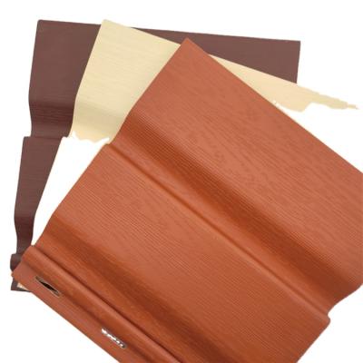 China Waterproof 1.0mm Thickness Pantone Color Customize Material Plastic Outside Use Exterior Wall Panel for sale