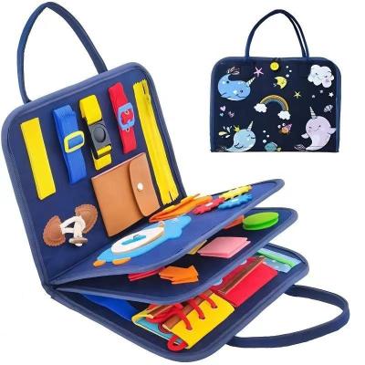 China Earlier Education 2023 The latest customizable felt learning board for children's hand-eye coordination training for sale