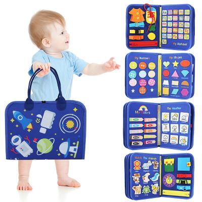 China Earlier Education busy board montessori children early education felt toy early childhood education toys for kids students for sale