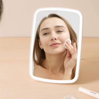 China Lighted Touch Screen Hollywood Makeup Mirror Portable Personal Beauty Led Mirror Makeup Mirror With Lights for sale