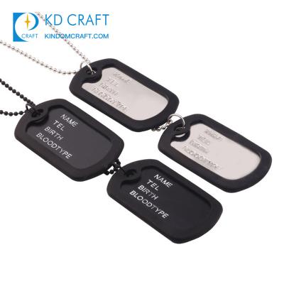 China china made in china cheap custom logo engraved silicone rubber pet pvc tag eco-friendly collar pendant dog tag with chain for sale