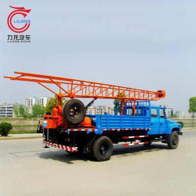 China Construction worksÂ   Factory Outlet Donfeng Brand DPP 100 Truck Mounted Rig Oil Borehole Drilling Machine for sale