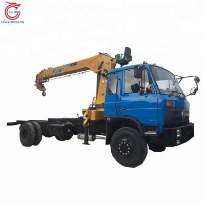 China TRUCK CRANE Telescopic boom truck-mounted crane with 8 ton lifting capacity for sale