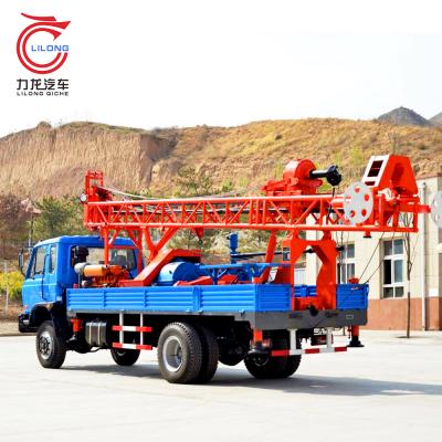 China High Drilling Efficiency and Multifunction 350m 20m 180m Truck-mounted Water Well Drilling Rig / Drilling Machinewith Mud Pump or Air Compressor for Sale for sale