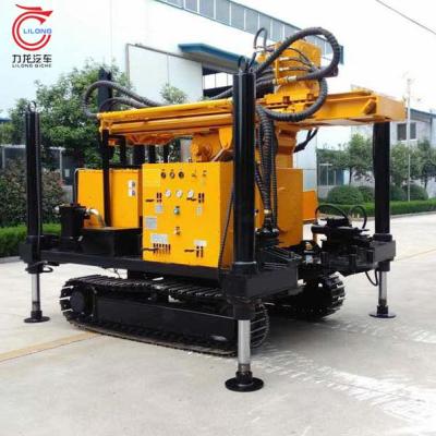 China Multifunctional and Portable 200m-600m Hydraulic Crawler Drilling Rigs and Drill Machine for Coring and Water Wells Drilling Rigs for sale