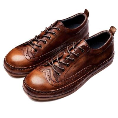 China Fashion trend factory direct sales custom formal dress casual shoes for men genuine leather for sale