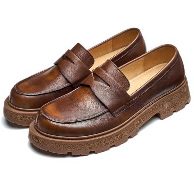 China Hot Sale OEM Factory Business Oxford Breathable Stylish Shoes For Men Plus Size Genuine Leather Shoes for sale