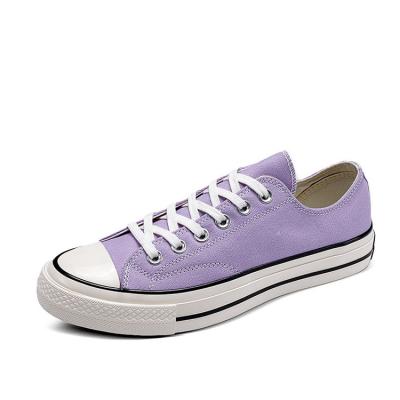 China Cushioning China Factory Hot Selling Design Plain Canvas Student Shoes Rubber Sole for sale