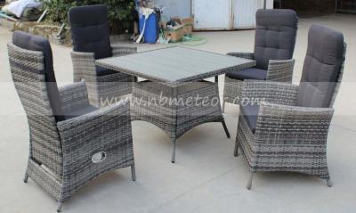 China Outdoor Rattan Dining Set for 6, Weather-Resistant Patio Furniture for sale