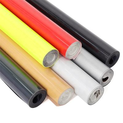 China Clothing 10inch X 5 feet Easyweed Vinil Textil Heat Transfer Vinyl Rolls Reflective Film For Safety Vest for sale