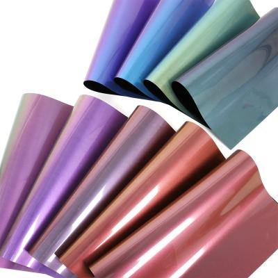 China 30CMx50CM High Apparel Sheet Stretch Flex Chameleon Printing Transfer Film HTV Vinyl For Cricut T-shirts Clothes for sale