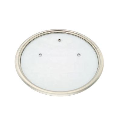 China Eco - Friendly Round P Type Tempered Glass Cover Sustainable For Cooking Pan for sale