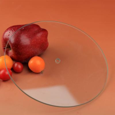 China Durable Tempered Glass Lid Without Stainless Steel Rim Glass Sheet for sale